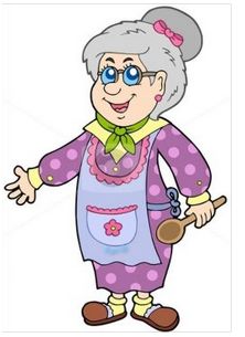 old woman for Laura cookbook